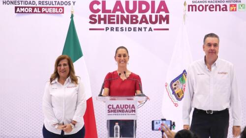 Claudia Sheinbaum Monterrey'