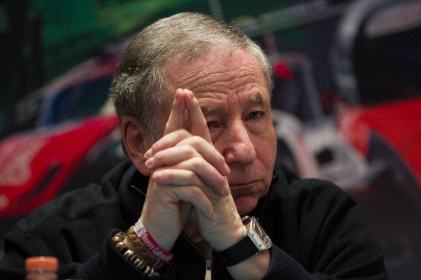 CIUDAD DE MÉXICO, 13MARZO2016.- Jean Todt, presidente de la Federación Internacional de Automovilismo (FIA), durante la presentación de las "6 Horas de México", que se realizarán el 2 y 3 de septiembre de 2016 en el Autódromo Hermanos Rodríguez, la cual es parte del Campeonato Mundial de Resistencia (WEC, por sus siglas en inglés). FOTO: MOISÉS PABLO /CUARTOSCURO.COM