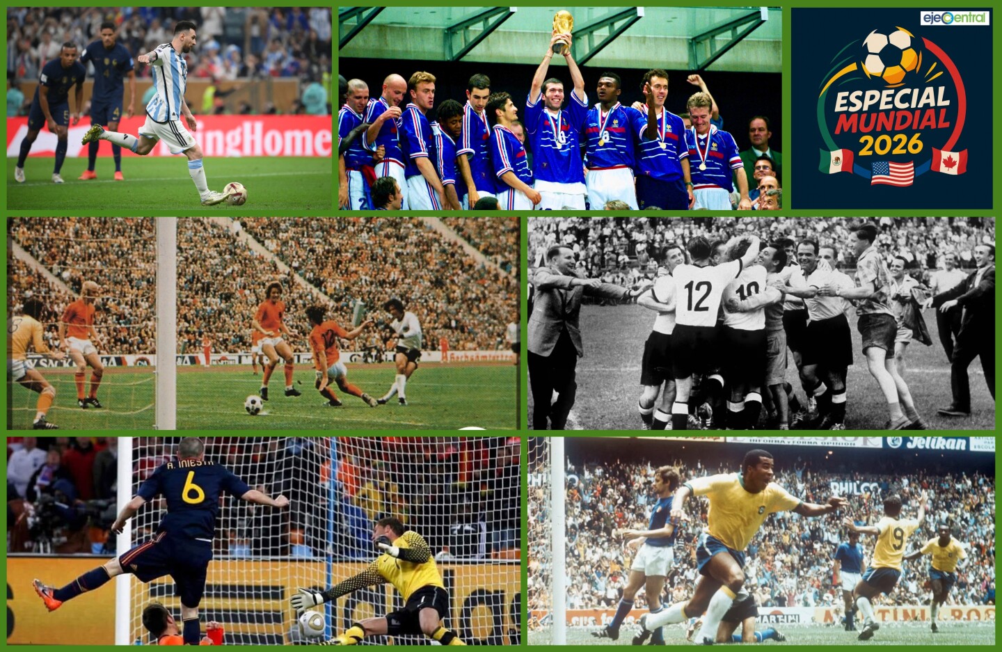 Copa del Mundo - Selecciones con más goles