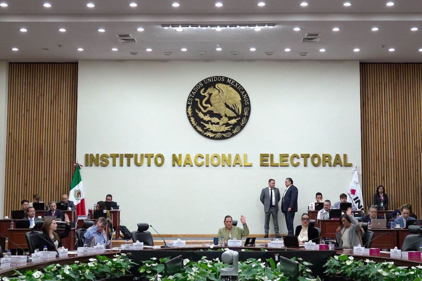 Sesión extraordinaria INE