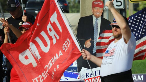 Across The U.S. Voters Flock To The Polls On Election Day