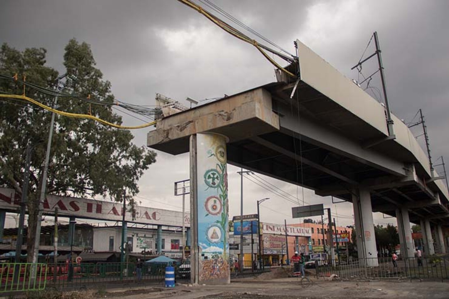 Fueron removidos en su totalidad las vías del colapso de la estación Olivos de la línea 12 del Metro.