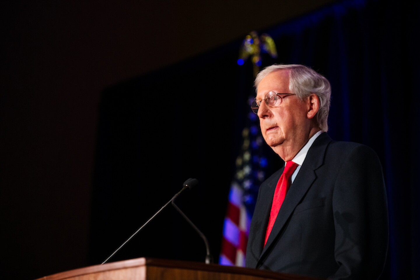 Sen. Mitch McConnell Holds Election Night Event In Louisville