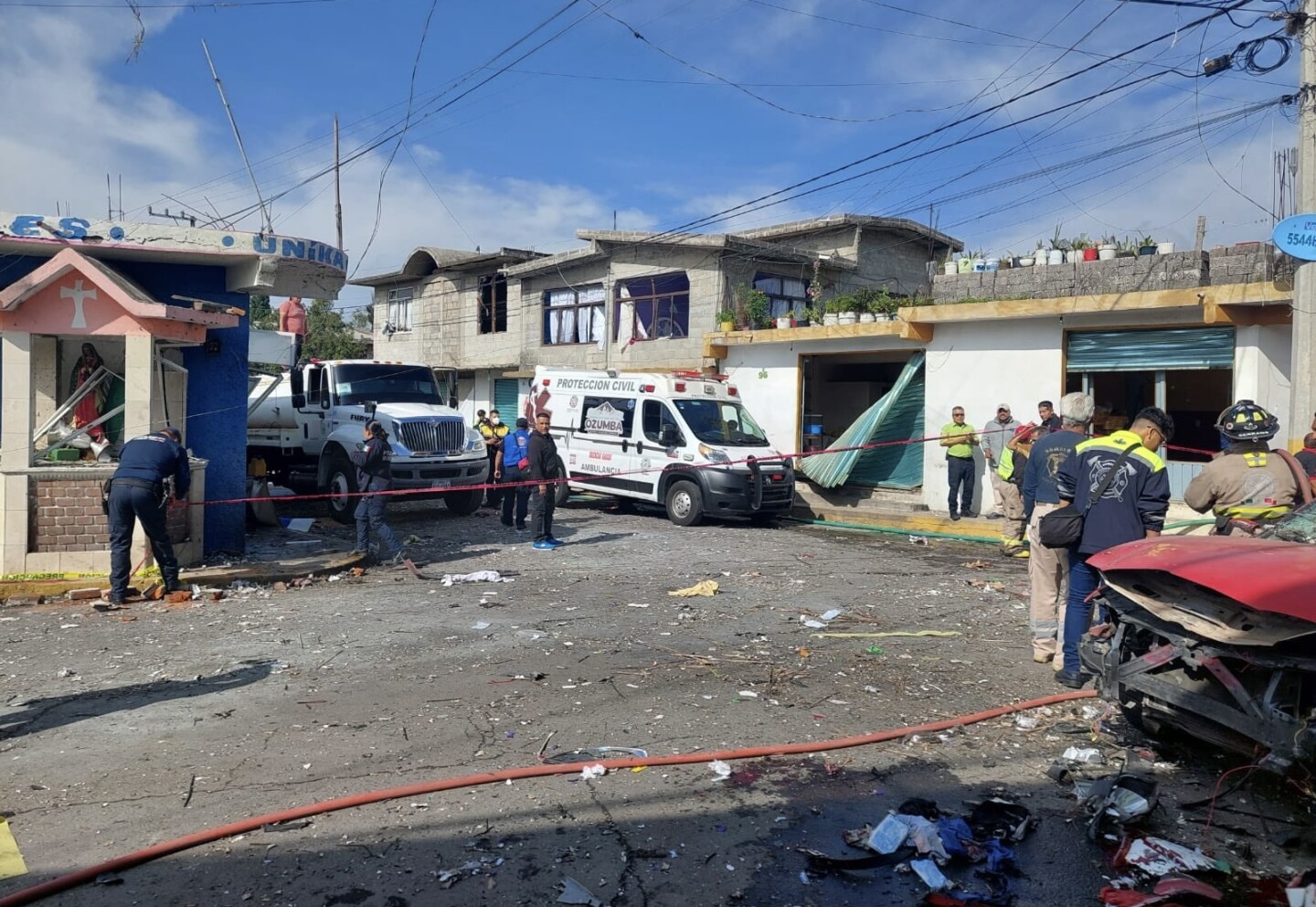 Tepetlixpa Explosión pirotecnia