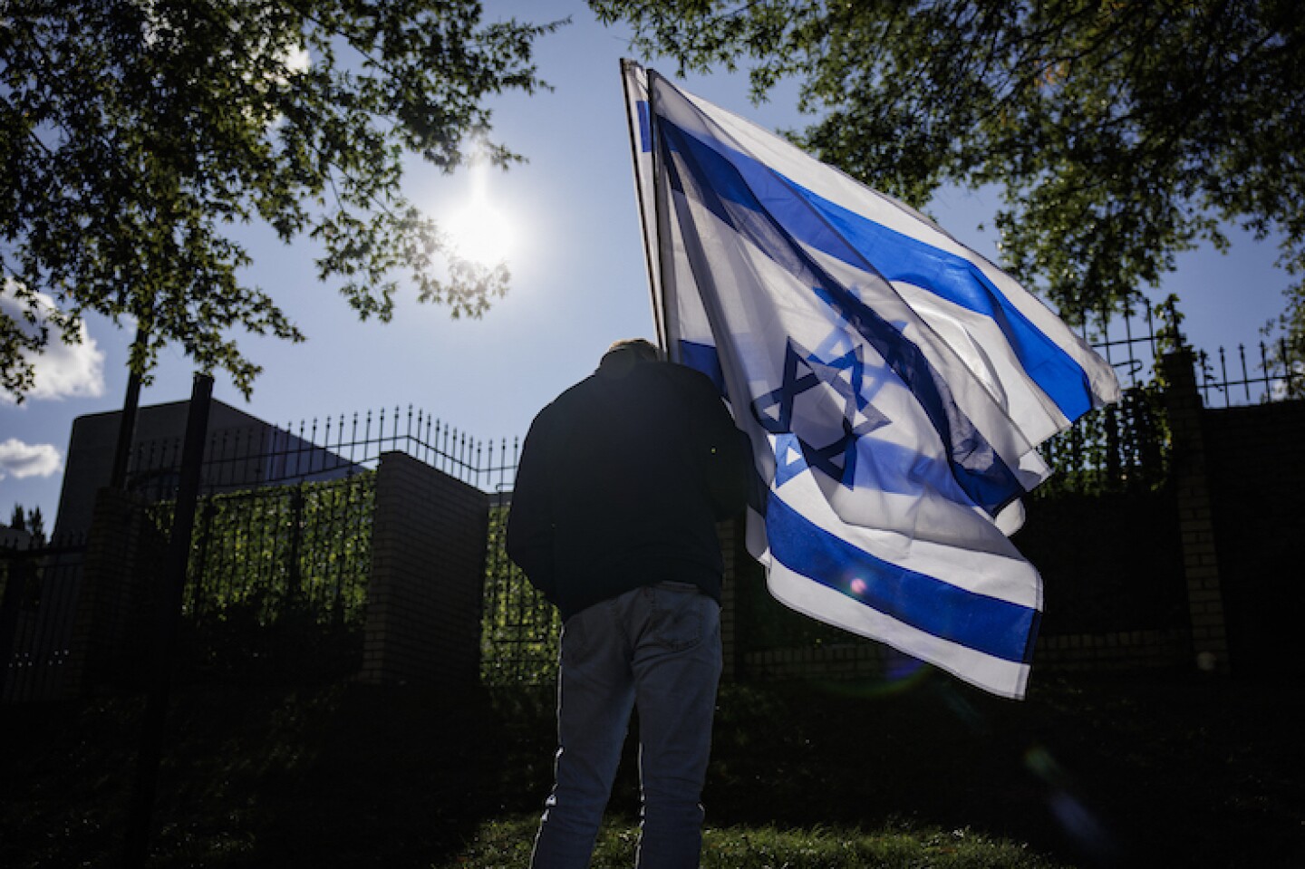 Rally Held At Israel's Embassy In Washington, D.C. After Hamas Attack