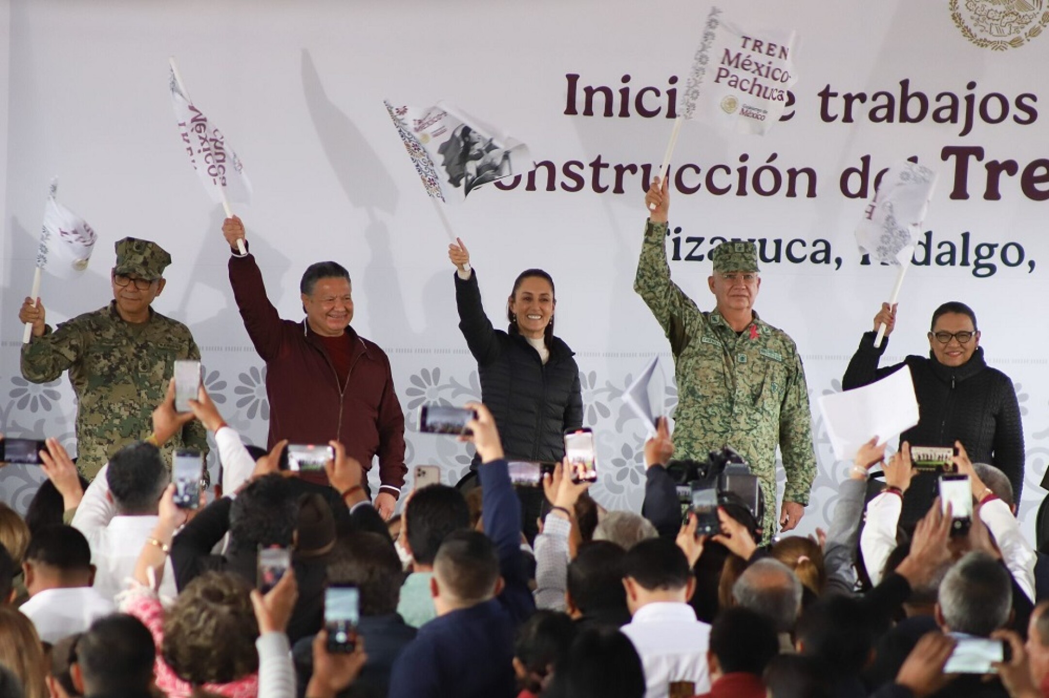 Banderazo Trabajos Preliminares Tren AIFA Pachuca
