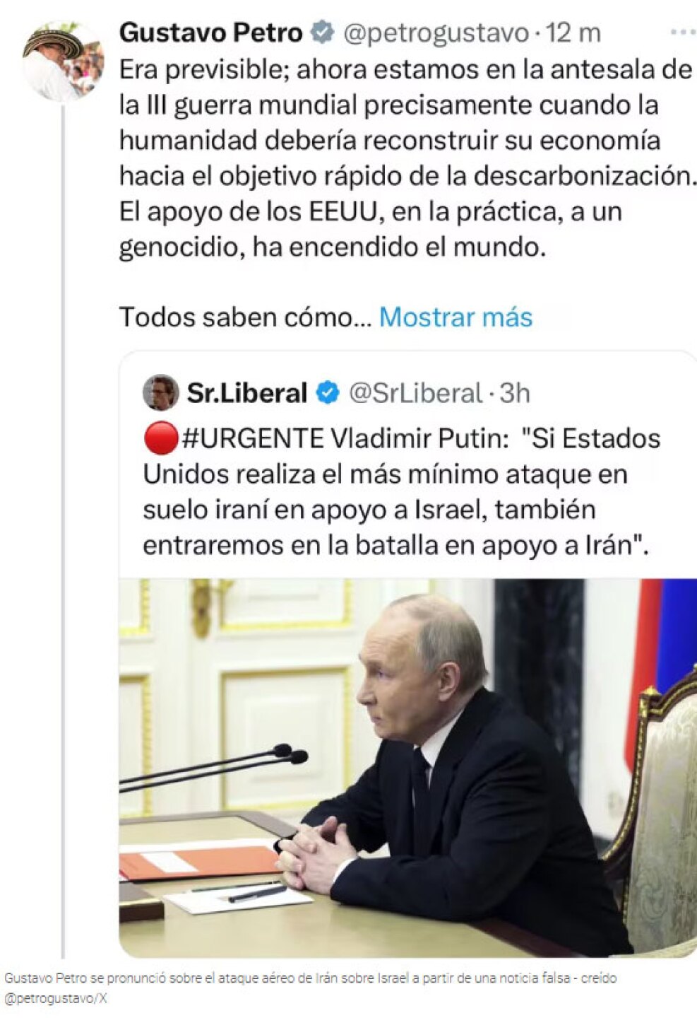 fake news de gustavo petro