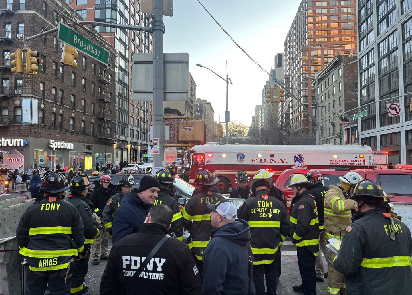 Chocan trenes en Nueva York
