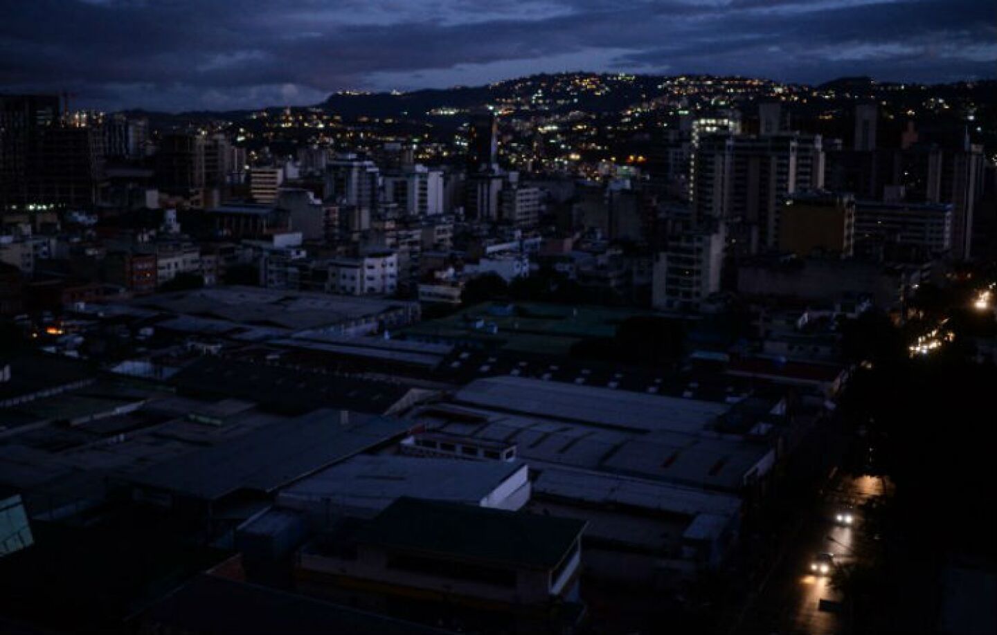 apagon caracas venezuela