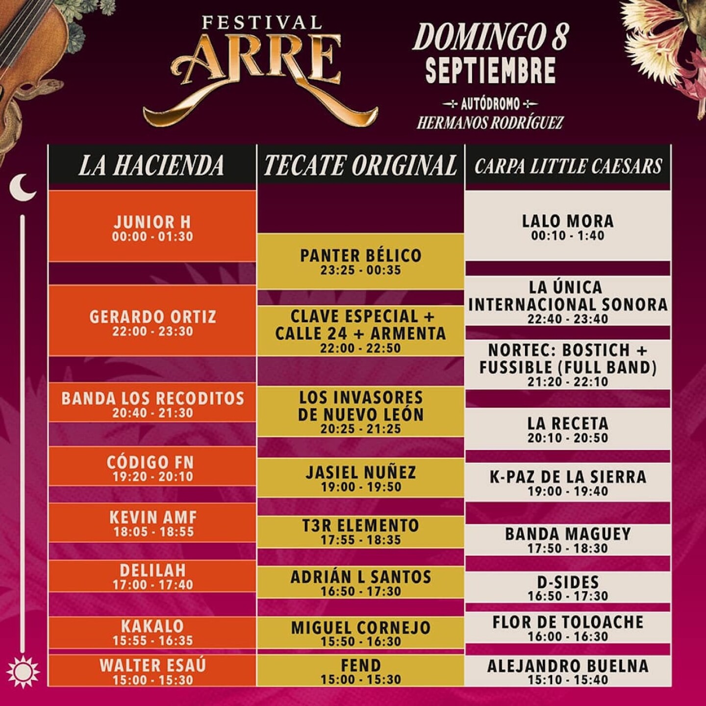 horarios-domingo-8-septiembre-arre
