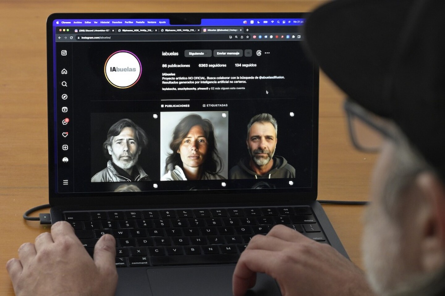 ARGENTINA-DISAPPEARED-HUMAN RIGHTS-AI-PORTRAITS