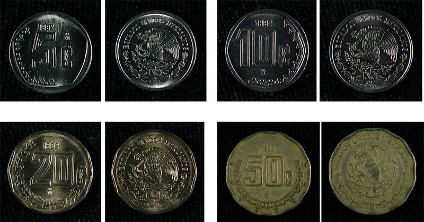 5 a 50 centavos
