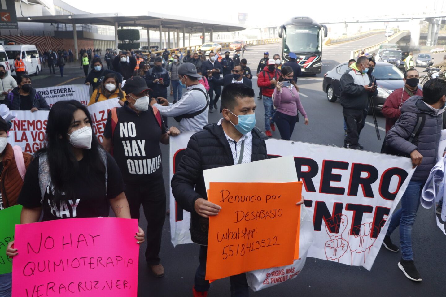 bloqueo en el aeropuerto