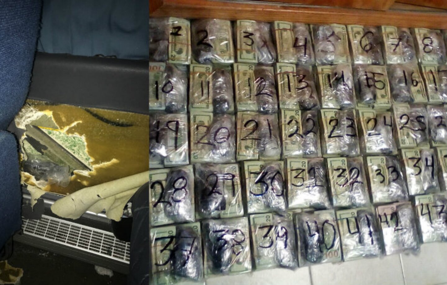 Decomisan casi un mdd en autobús de Reynosa