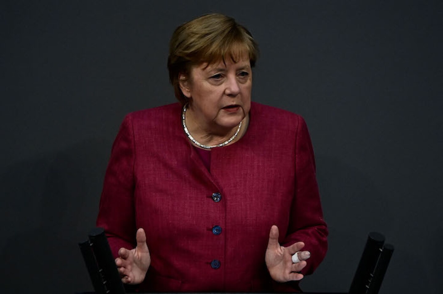 GERMANY-POLITICS-PARLIAMENT-MERKEL