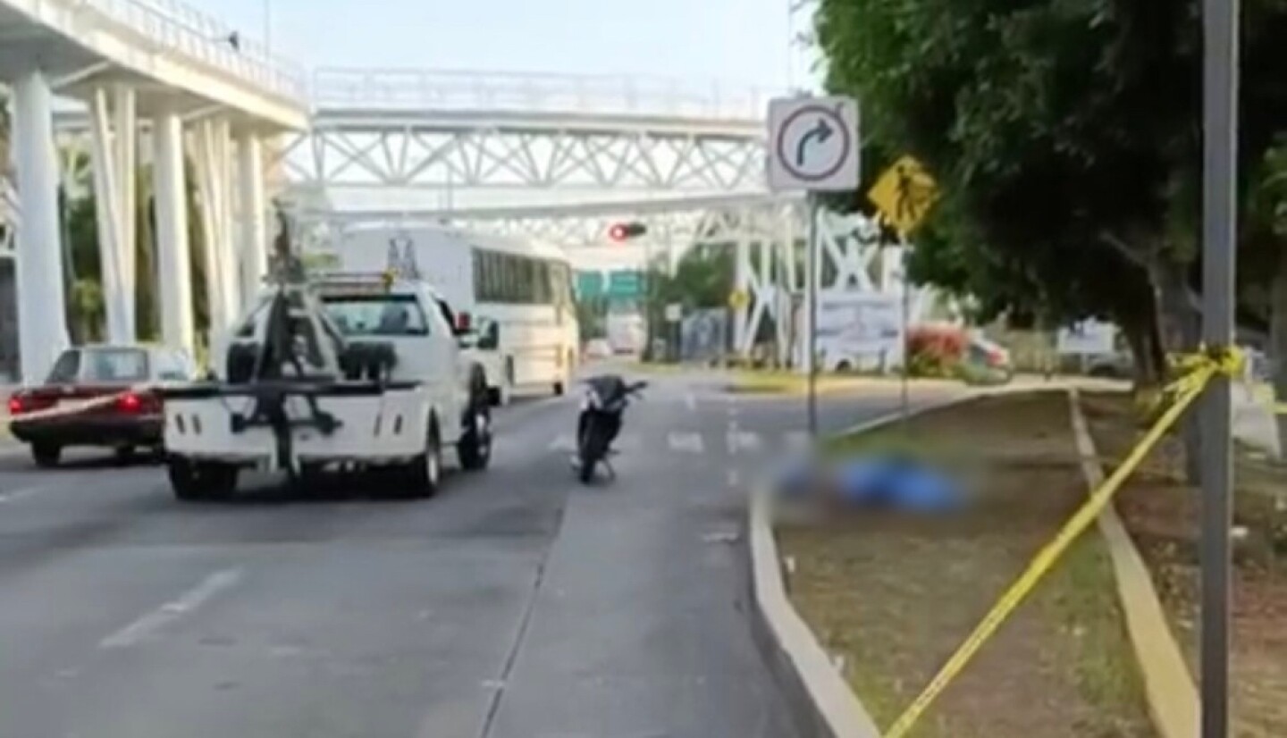 motociclista Boulevard Hermanos Serdán