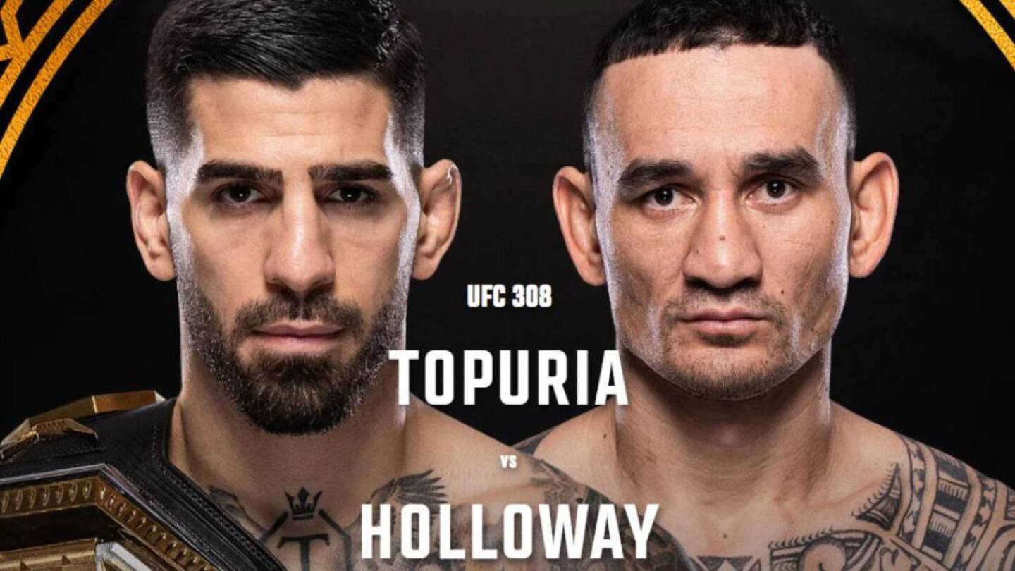 ufc 308 Ilia Topuria vs Max Holloway