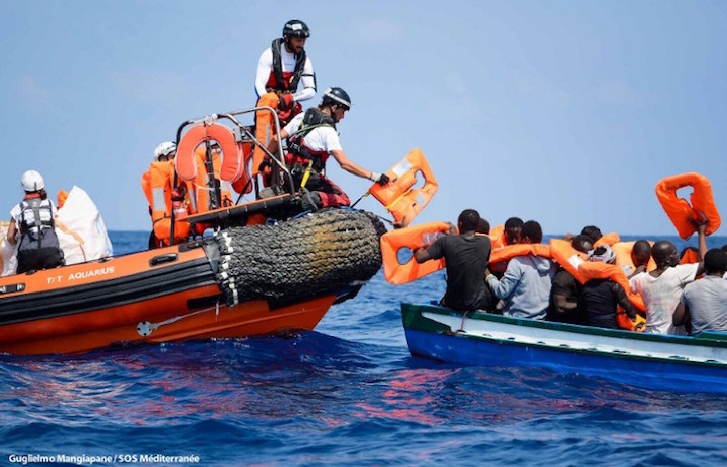 EUROPE-MIGRANTS-AQUARIUS