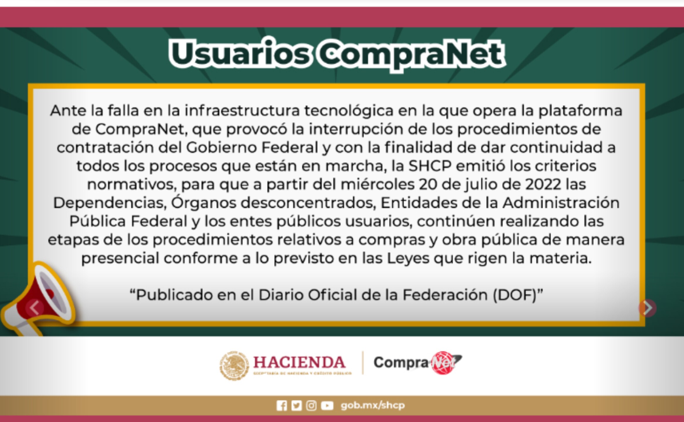 Compranet-Hacienda