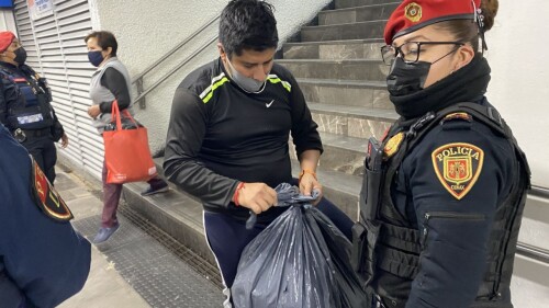 Metro CDMX pirotecnia