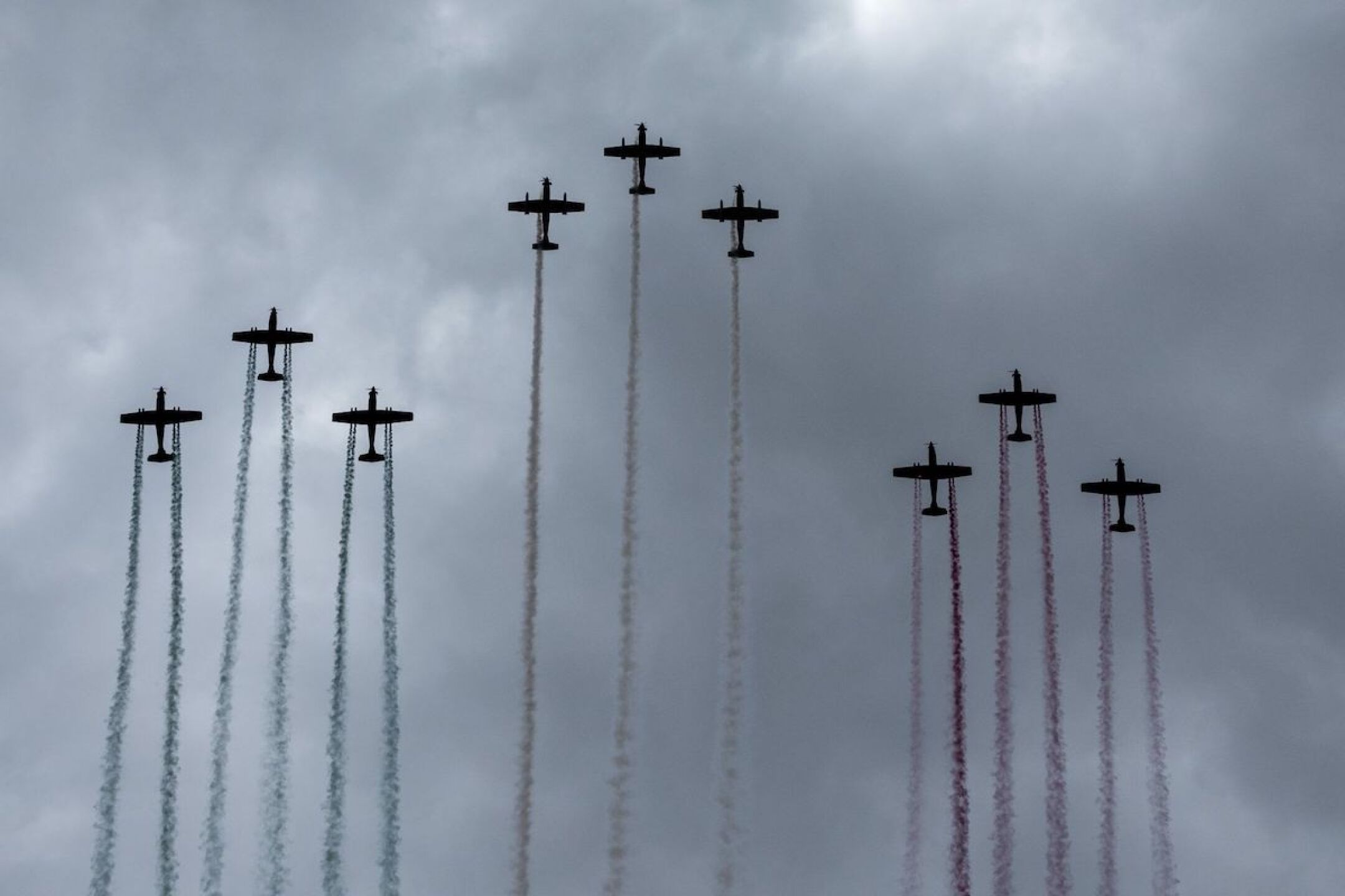 desfile aéreo militar en CDMX