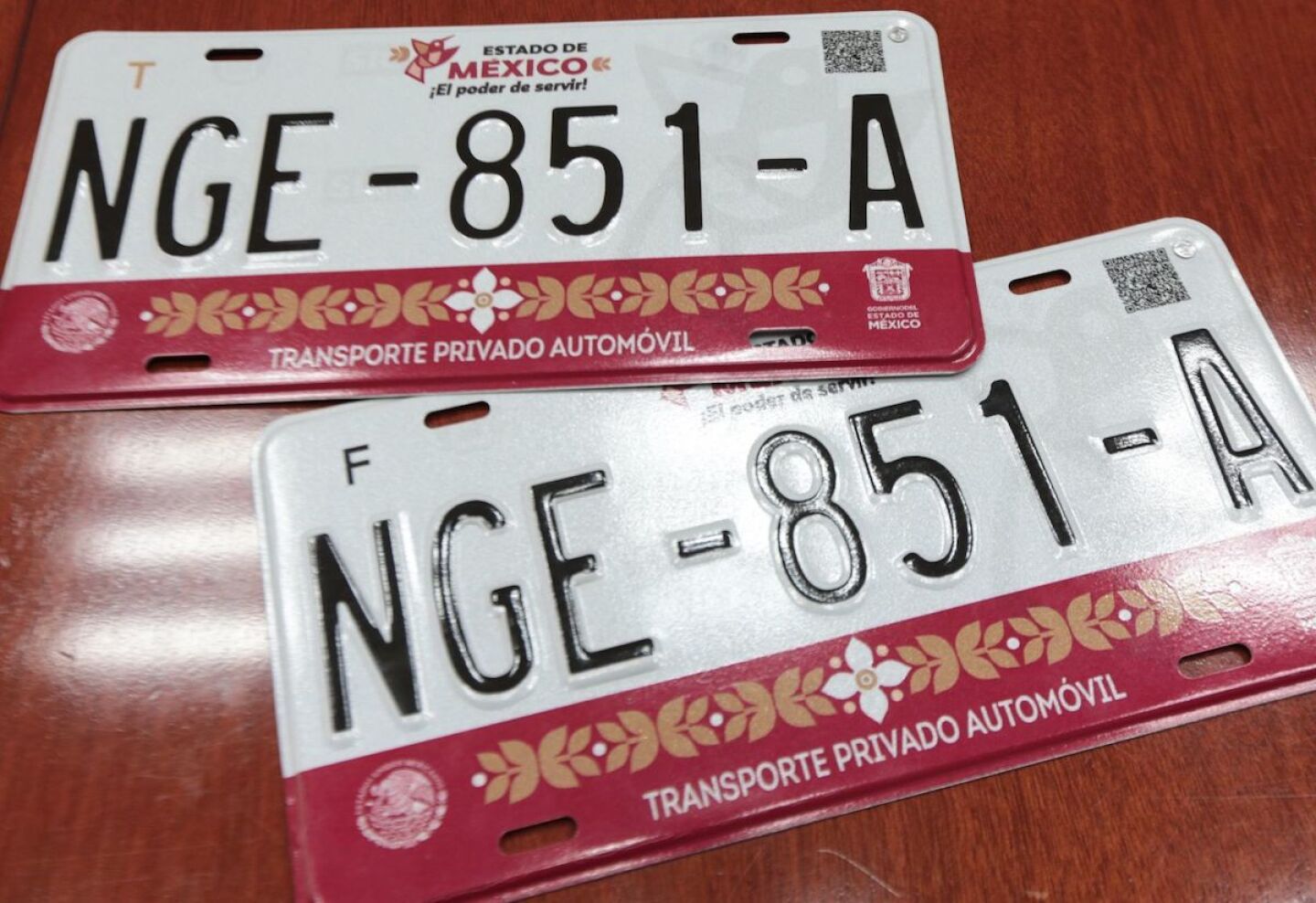 Medidas de seguridad nuevas placas Edoméx