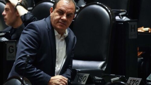 El exgobernador de Morelos, Cuauhtémoc Blanco
