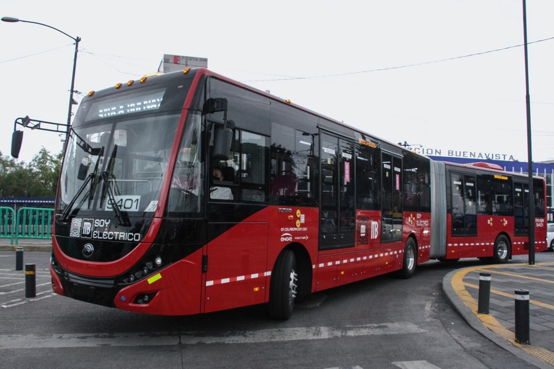 Metrobús eléctrico operaciones