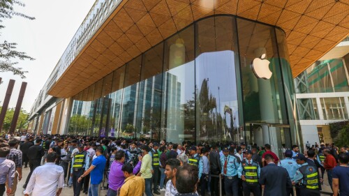 Apple's first retail store opening in Mumbai