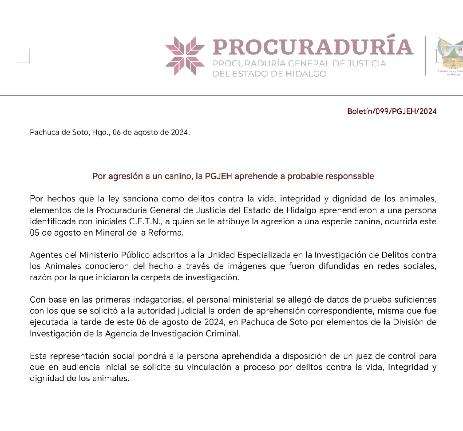 Detienen a asesino de Jefazo