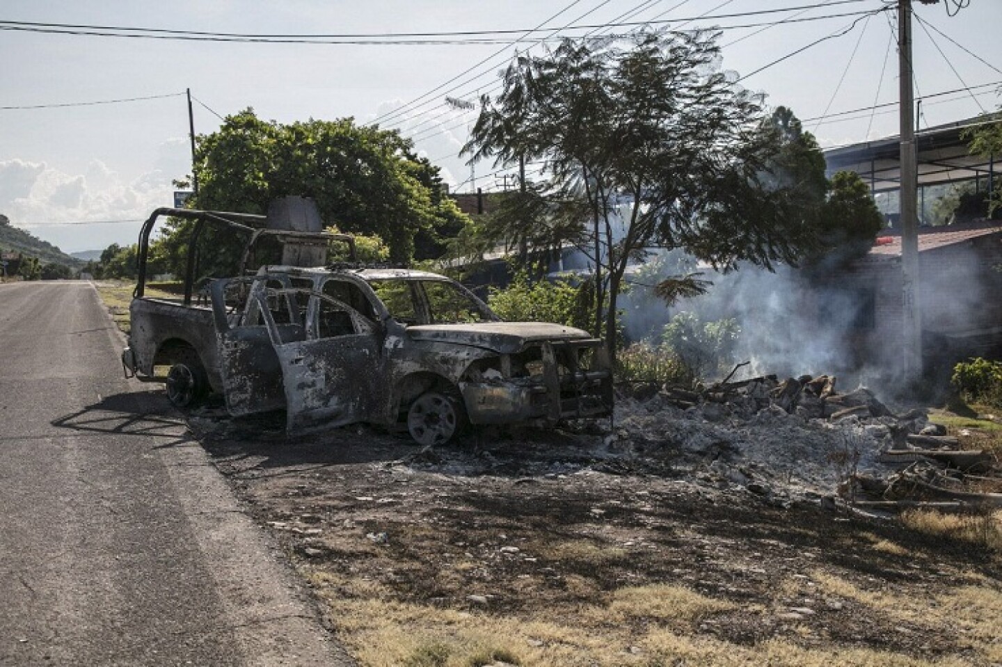 Aguililla policías