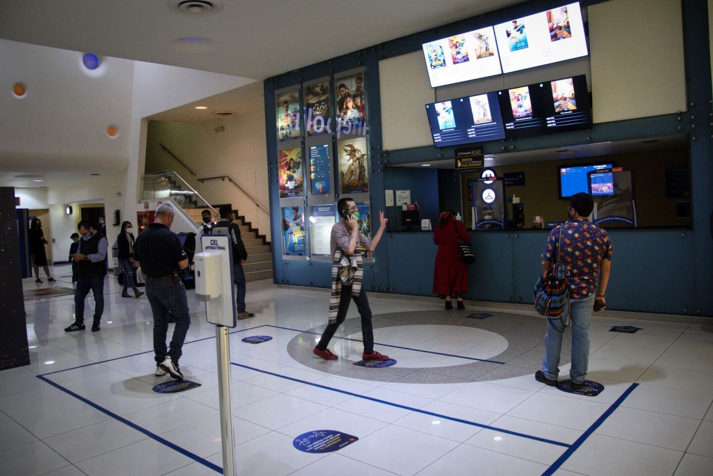 La cadena Cinépolis reabrió por segunda vez desde el inicio de la pandemia de covid-19 bajo el programa "Reactivar sin arriesgar".