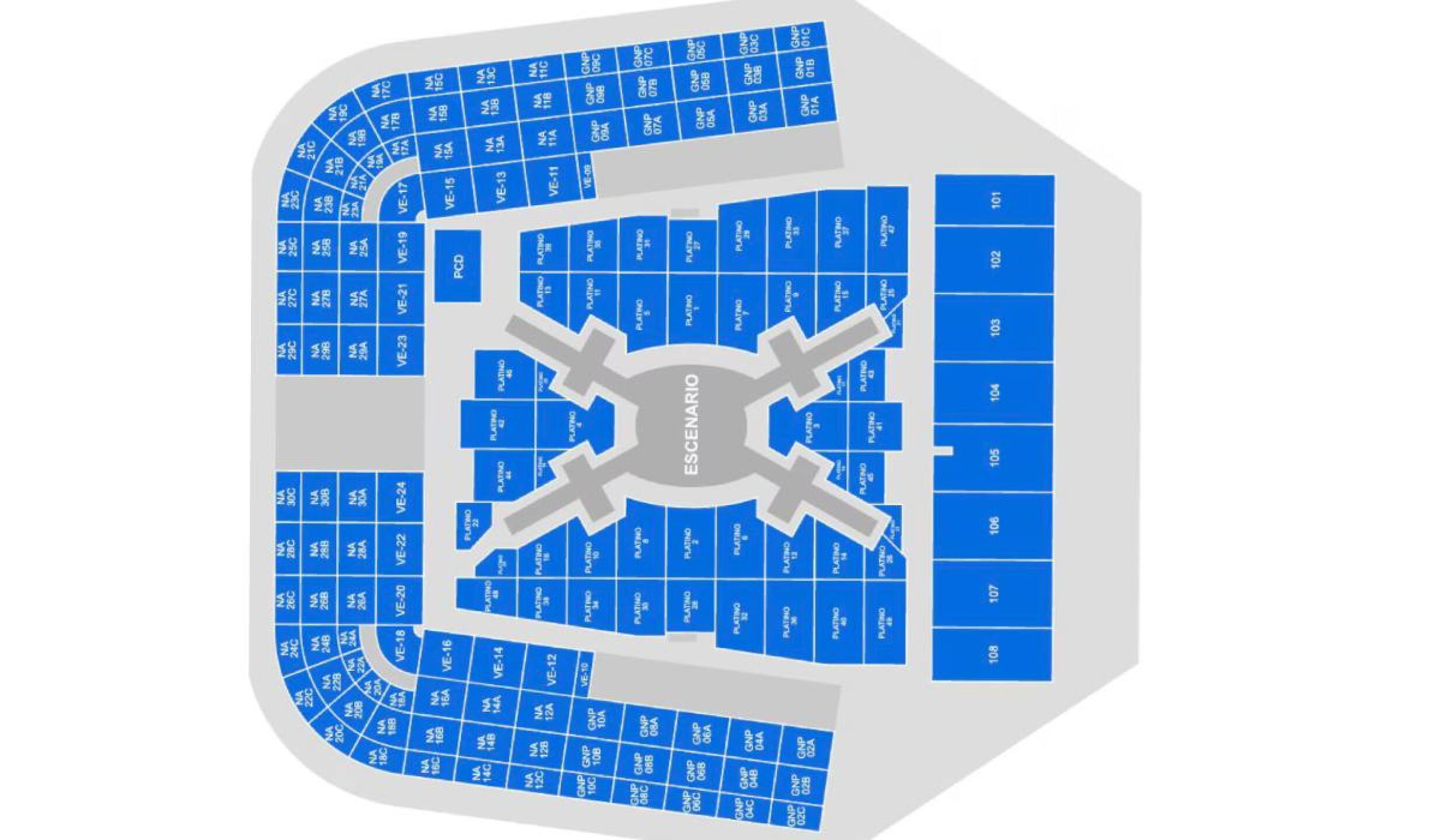 Mapa Bts BTS en México 2026: ¿cómo es el mapa oficial del concierto en el ...