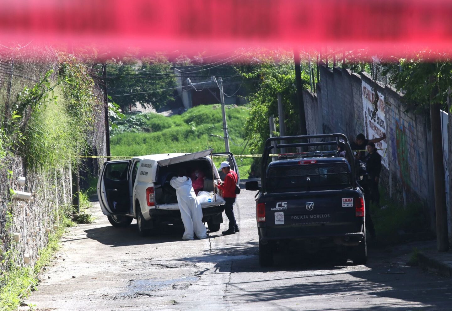 Madrugada violenta en el estado de Morelos, al reportarse cinco eventos donde se localizaron cinco cadáveres de hombres.