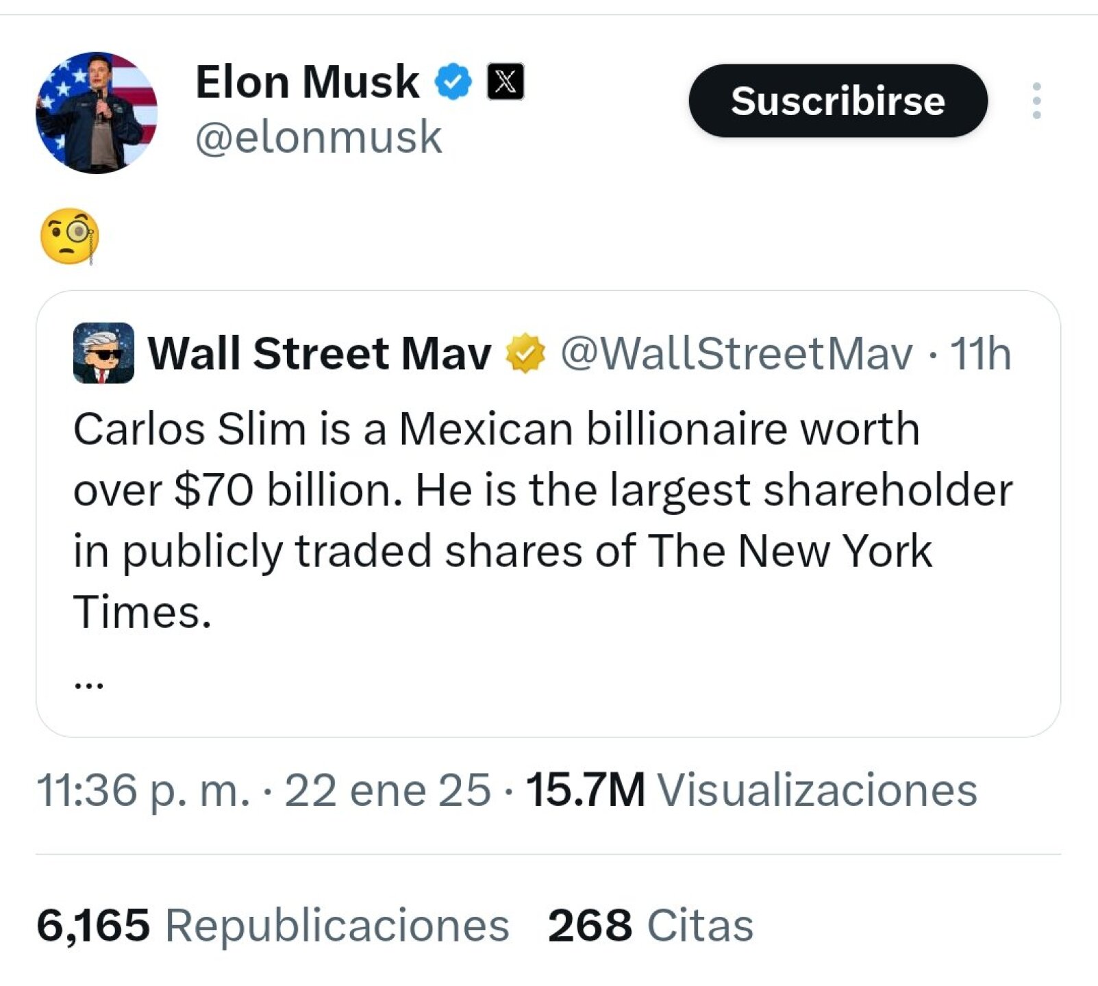 Elon Musk contra Slim
