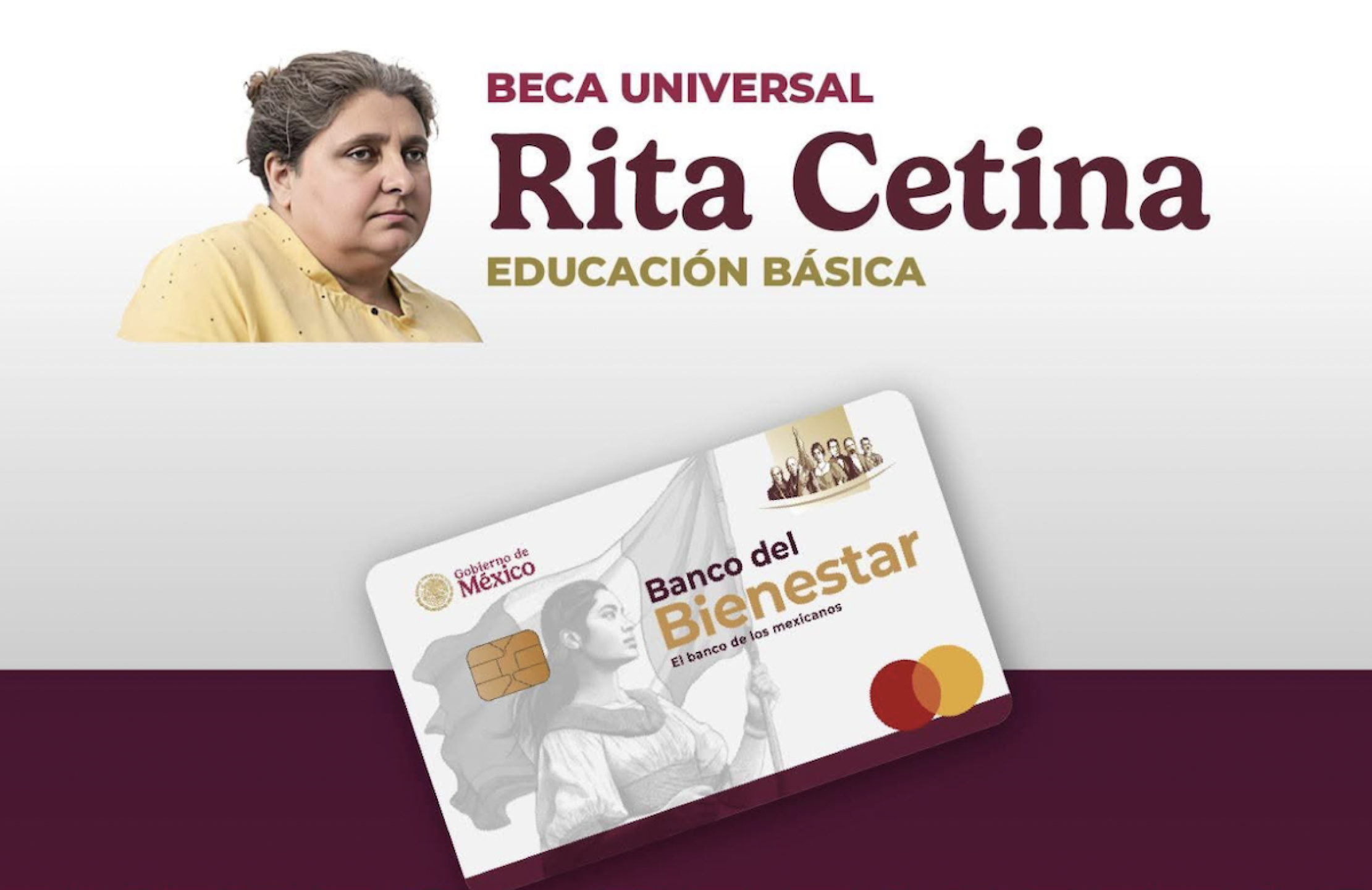 Tarjeta de la Beca Rita Cetina
