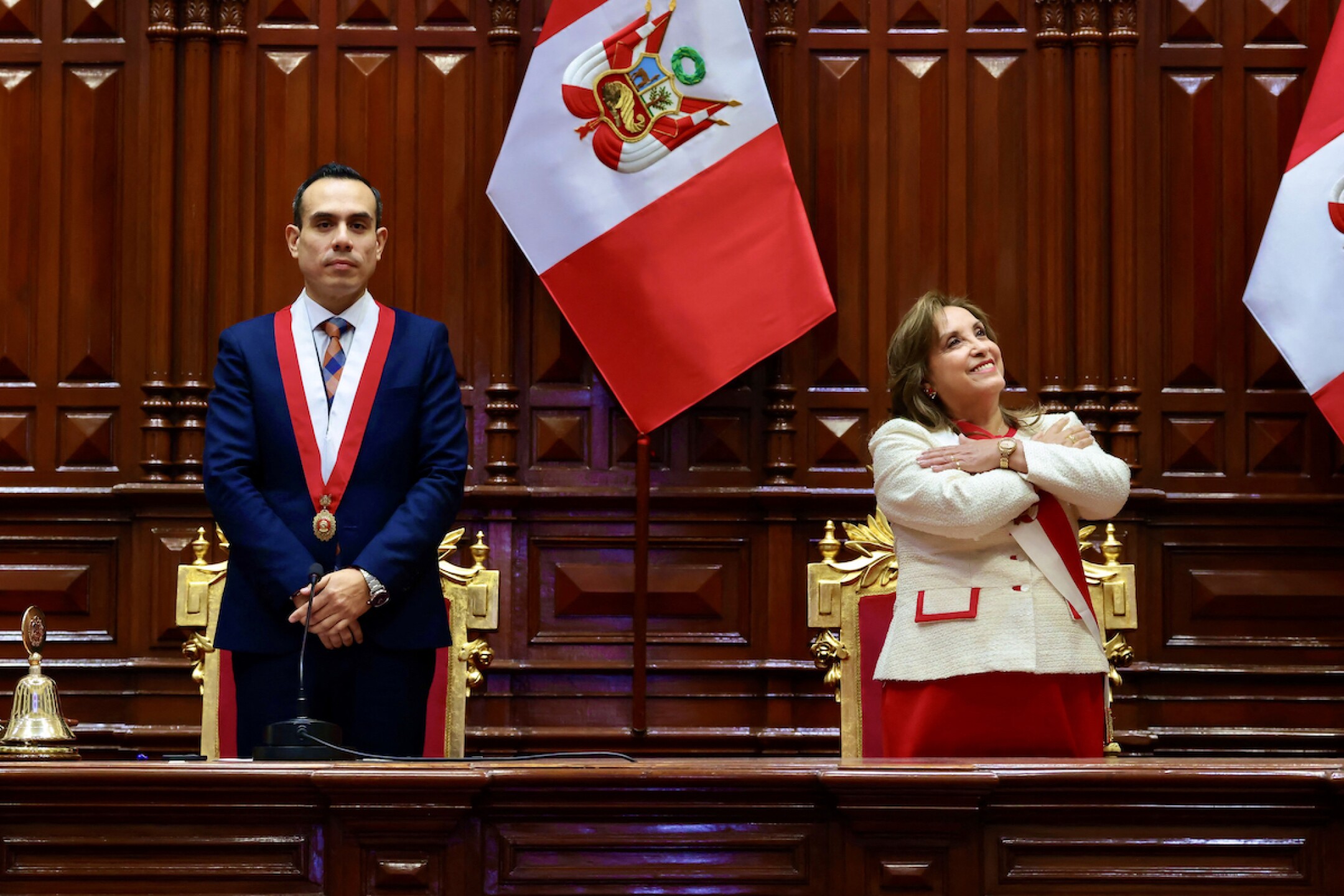 Dina Boluarte y José Jerí