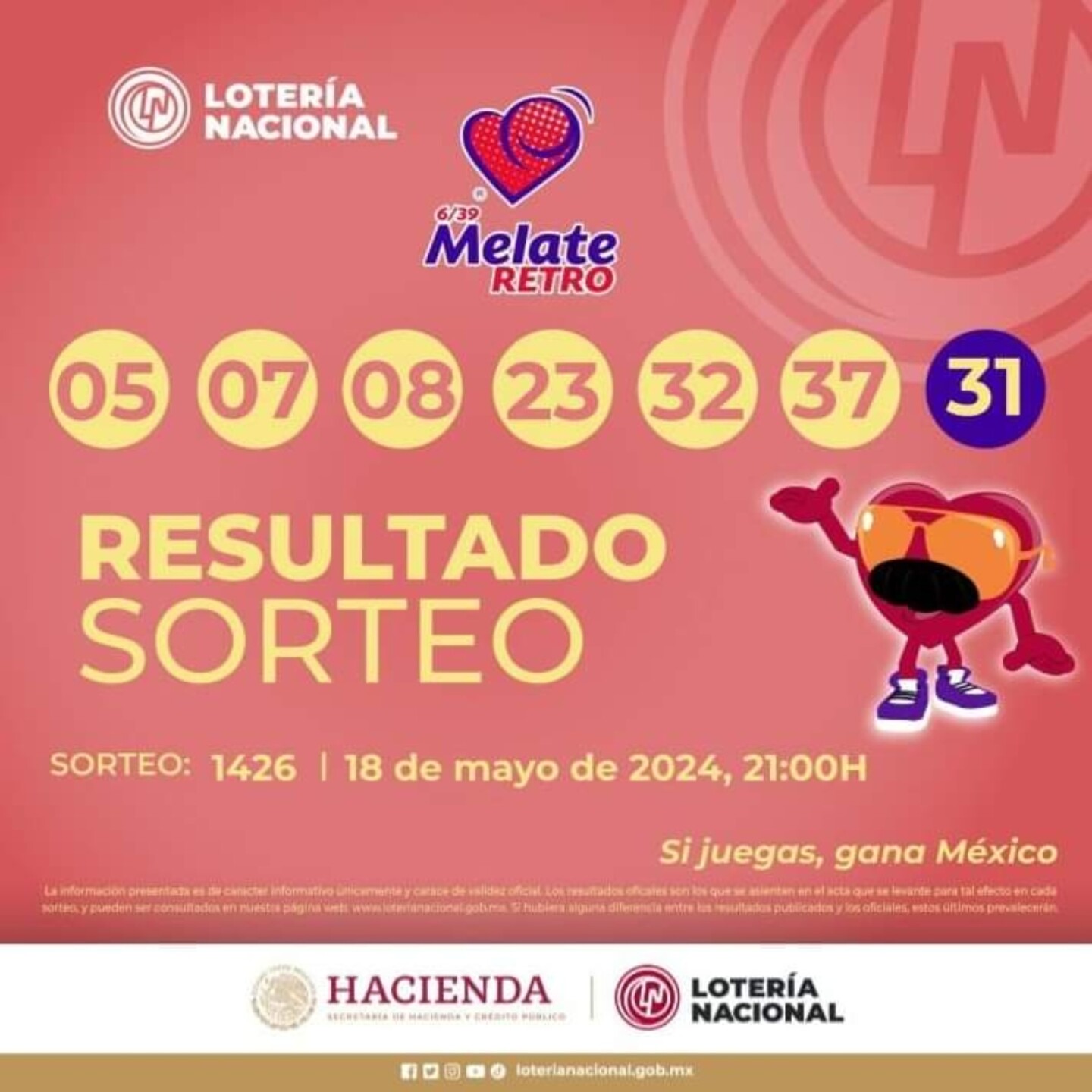 sorteo-Melate-Retro-1426-resultados-1