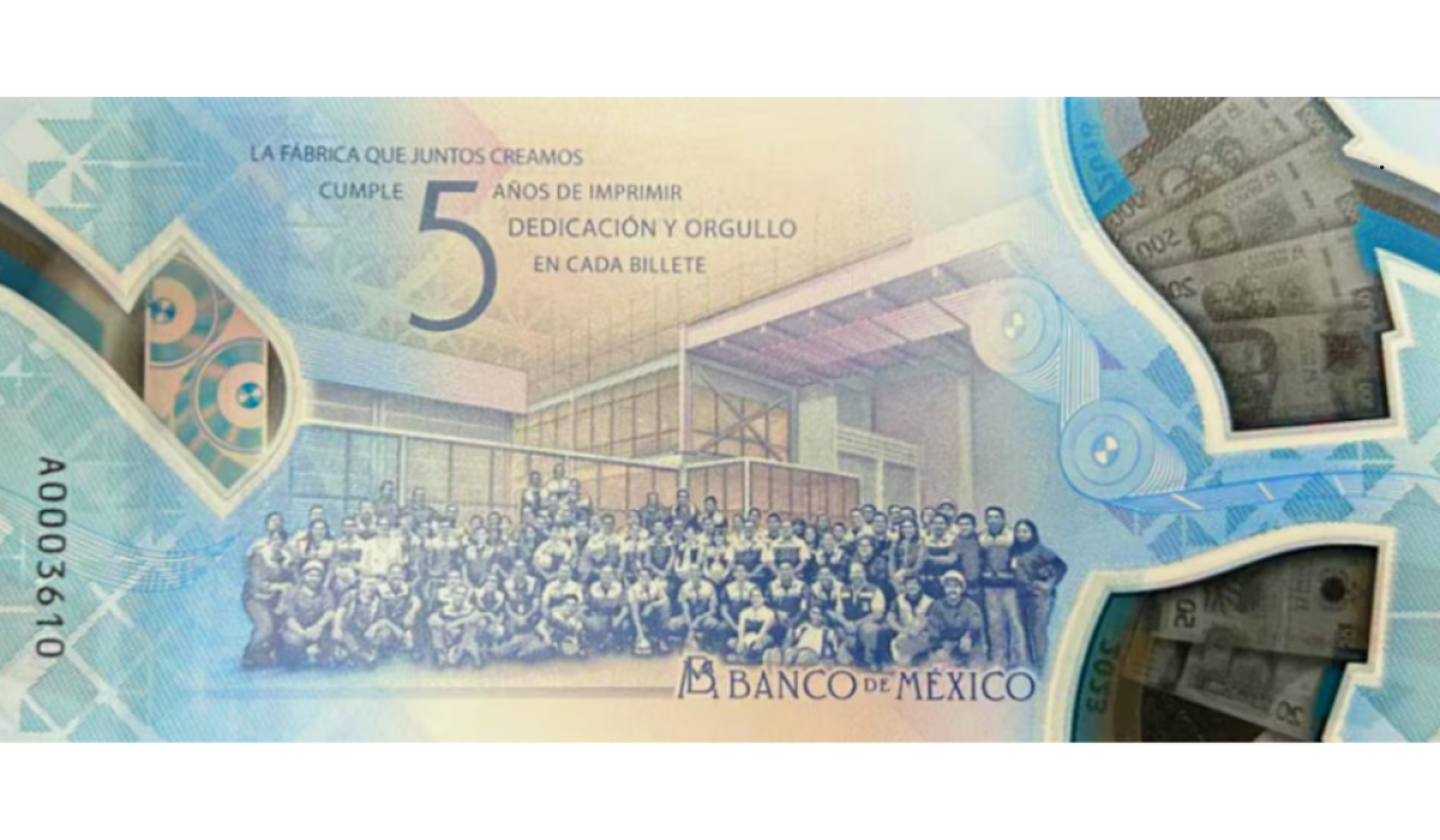 Billete de 5 pesos