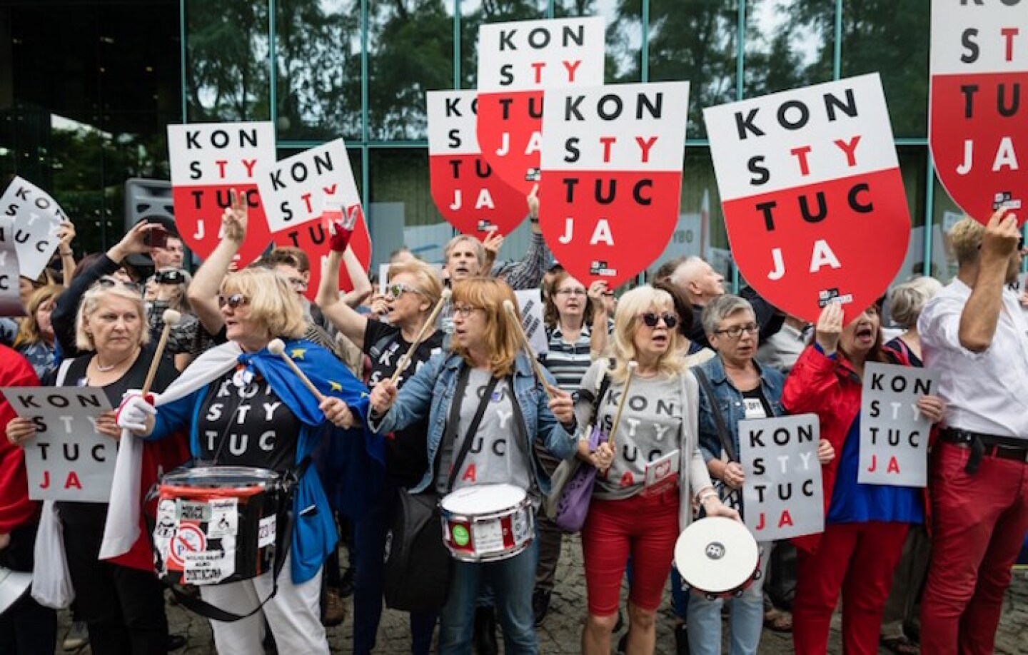 POLAND-POLITICS-EU-DEMONSTRATION-JUDICIARY