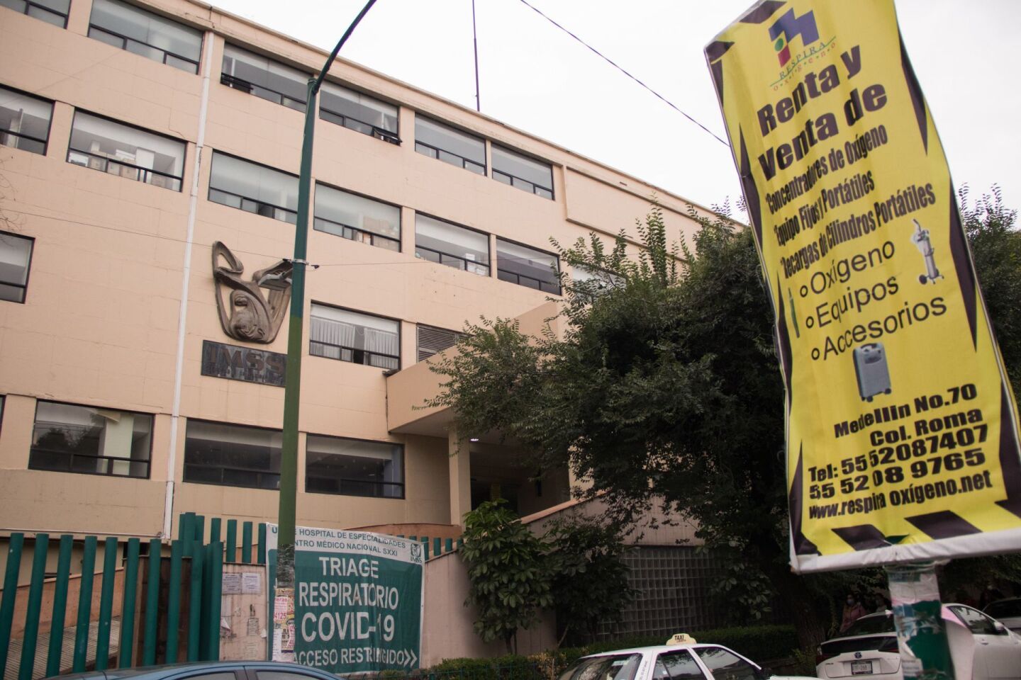 Aspectos del Hospital del Centro Médico Nacional Silglo XXI del IMSS