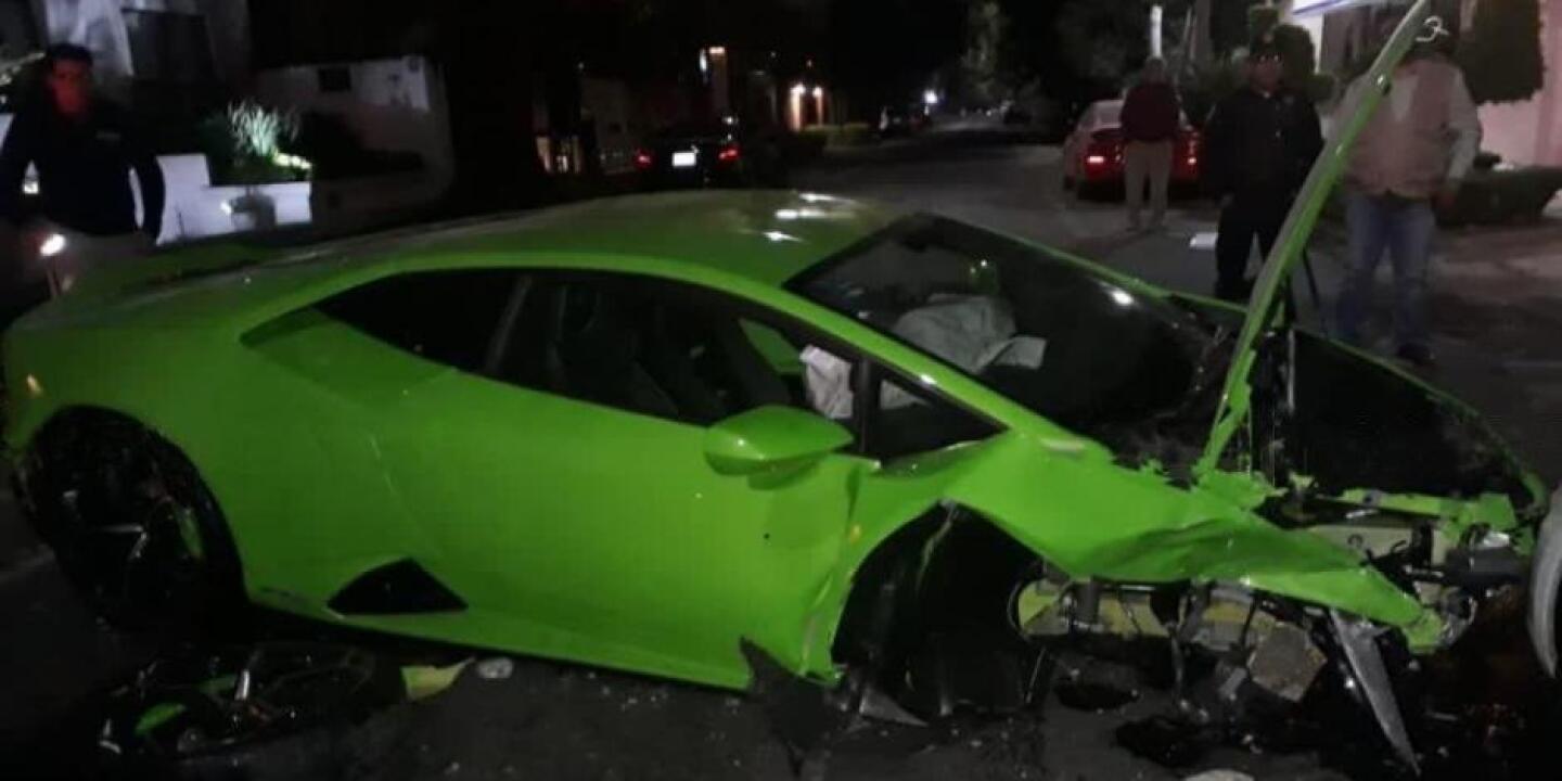 Abogado de "Billy" Álvarez se deslinda de Lamborghini chocado en Polanco