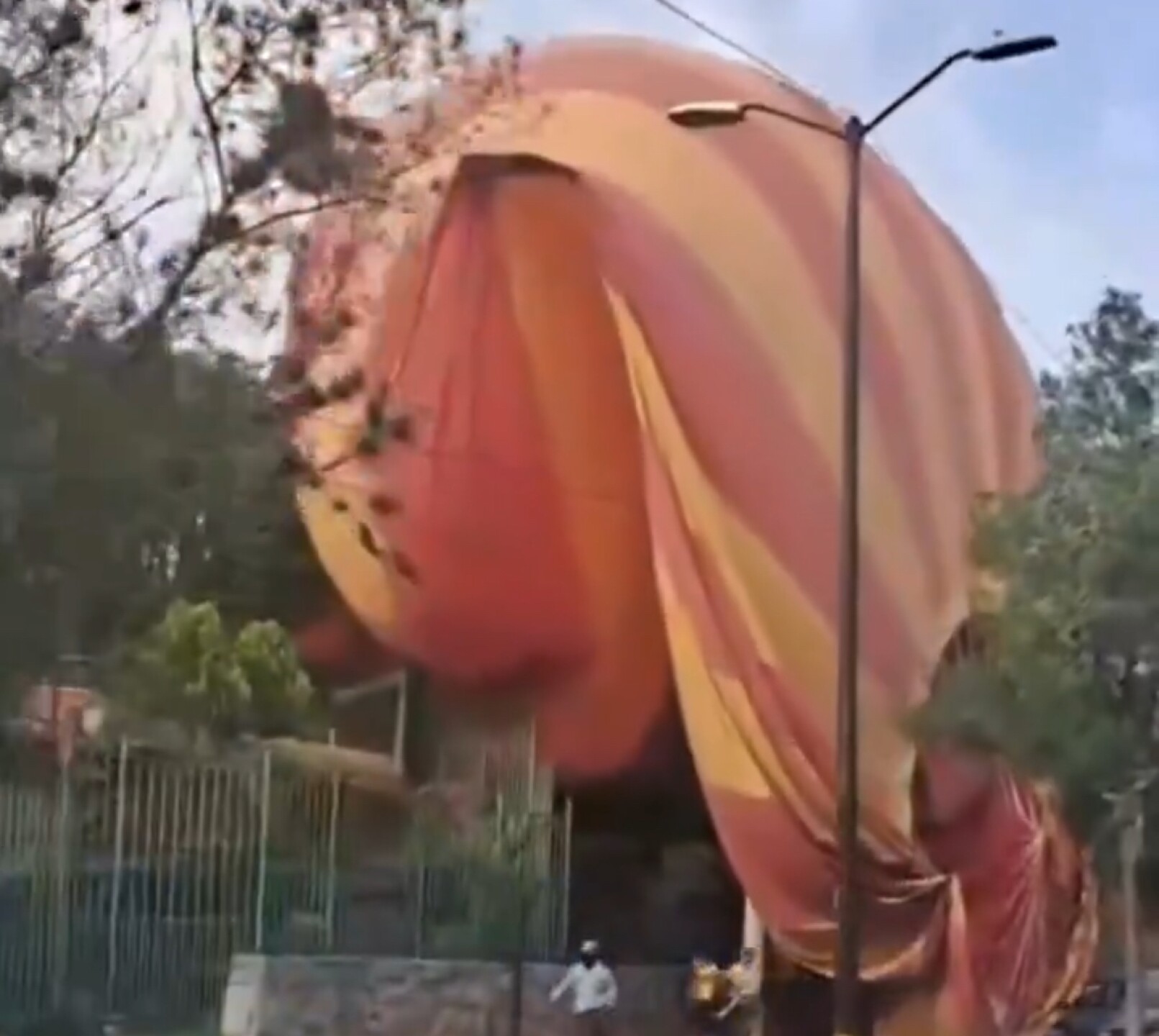 Caída globo aerostático