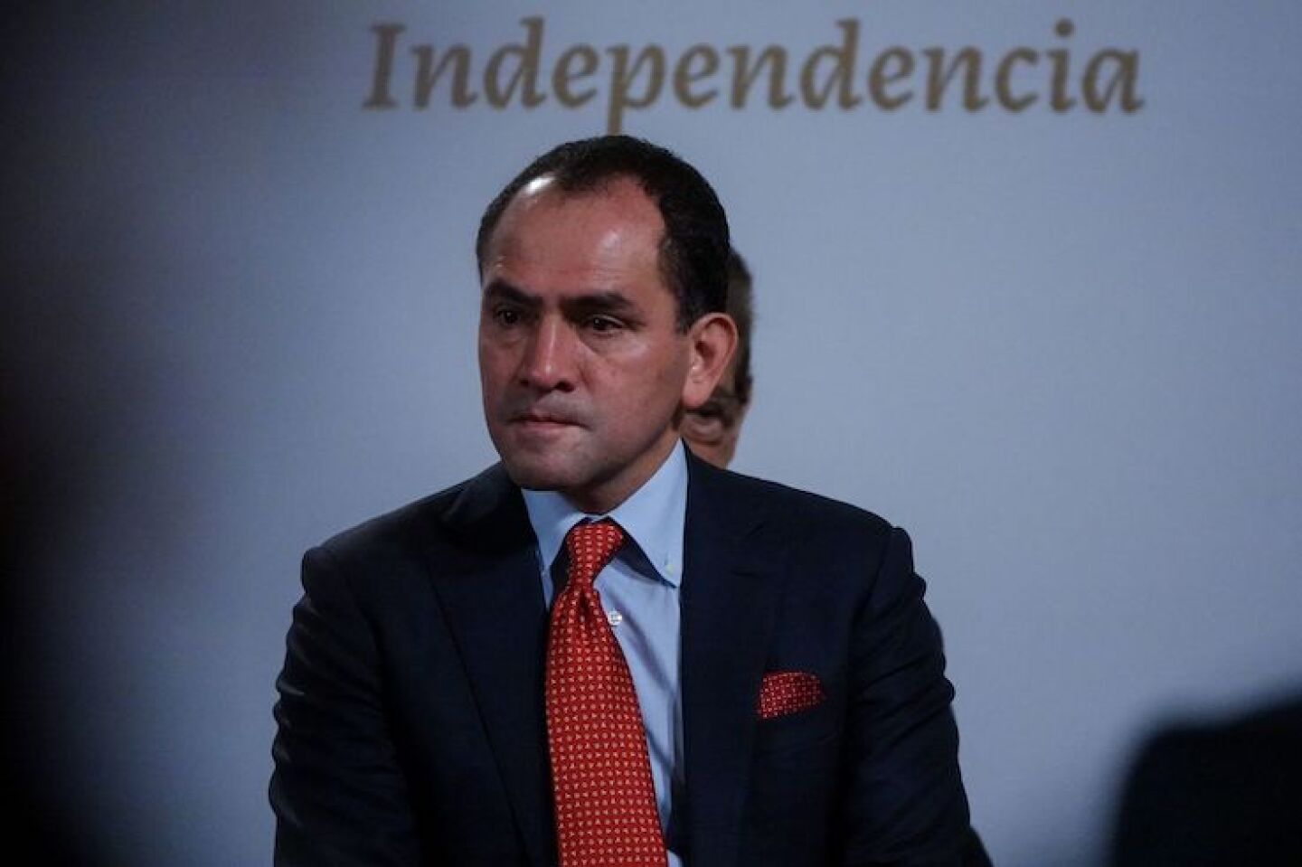 Arturo Herrera durante la conferencia matutina para dar detalles de la compra de Deer Park