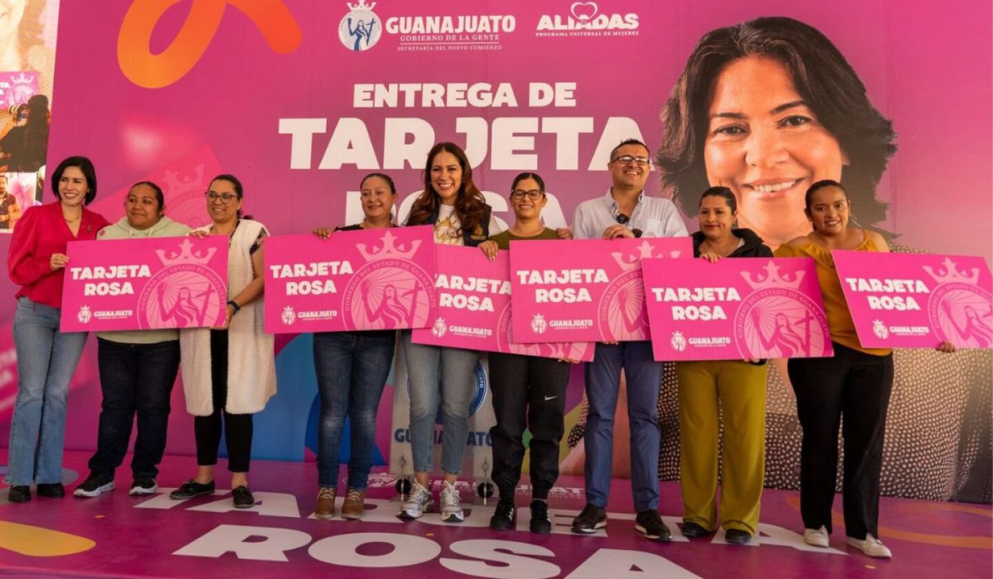 Tarjeta Rosa Gto