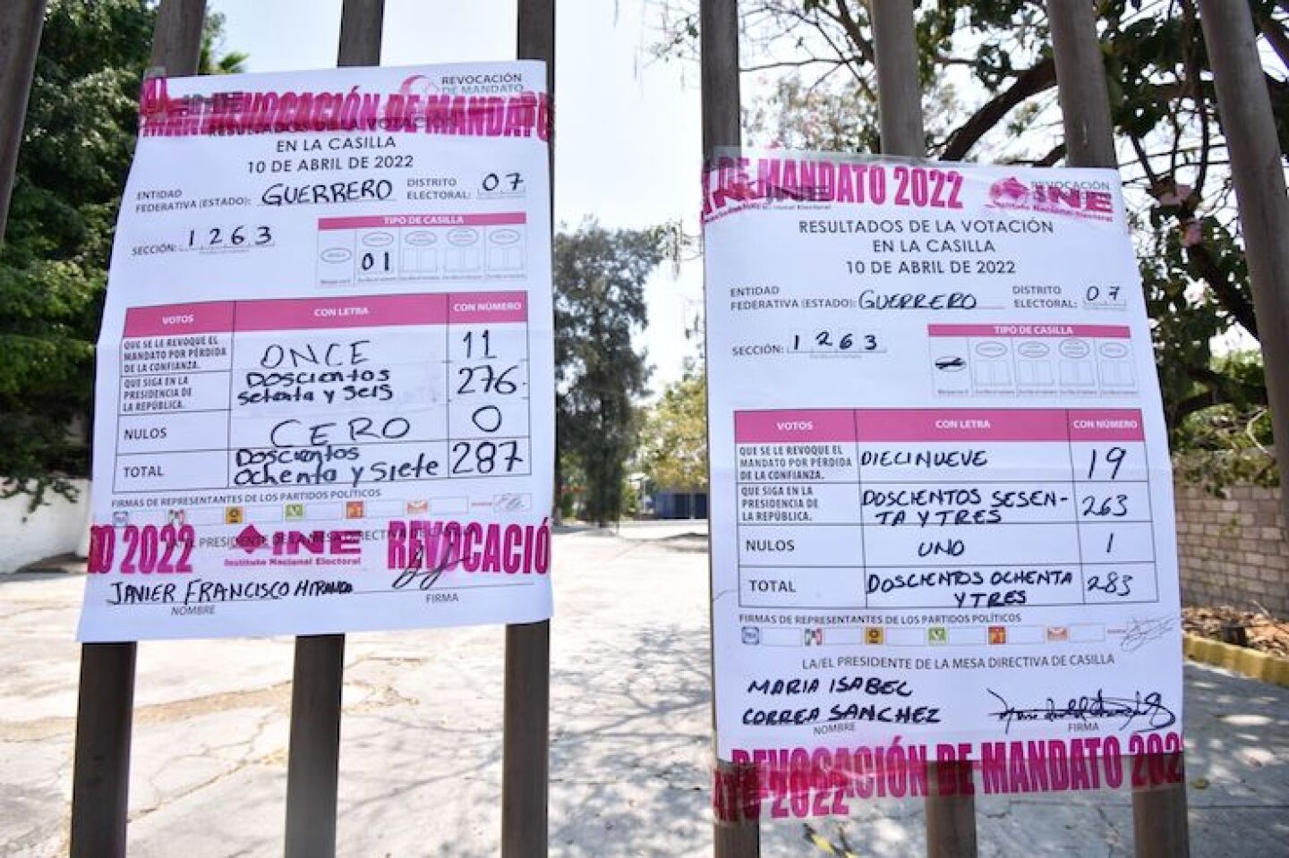 El Consejo local del INE en Guerrero informa que menos de un cuarto de los guerrerenses, que están dentro del listado nominal, participó en la consulta de Revocación de Mandato.