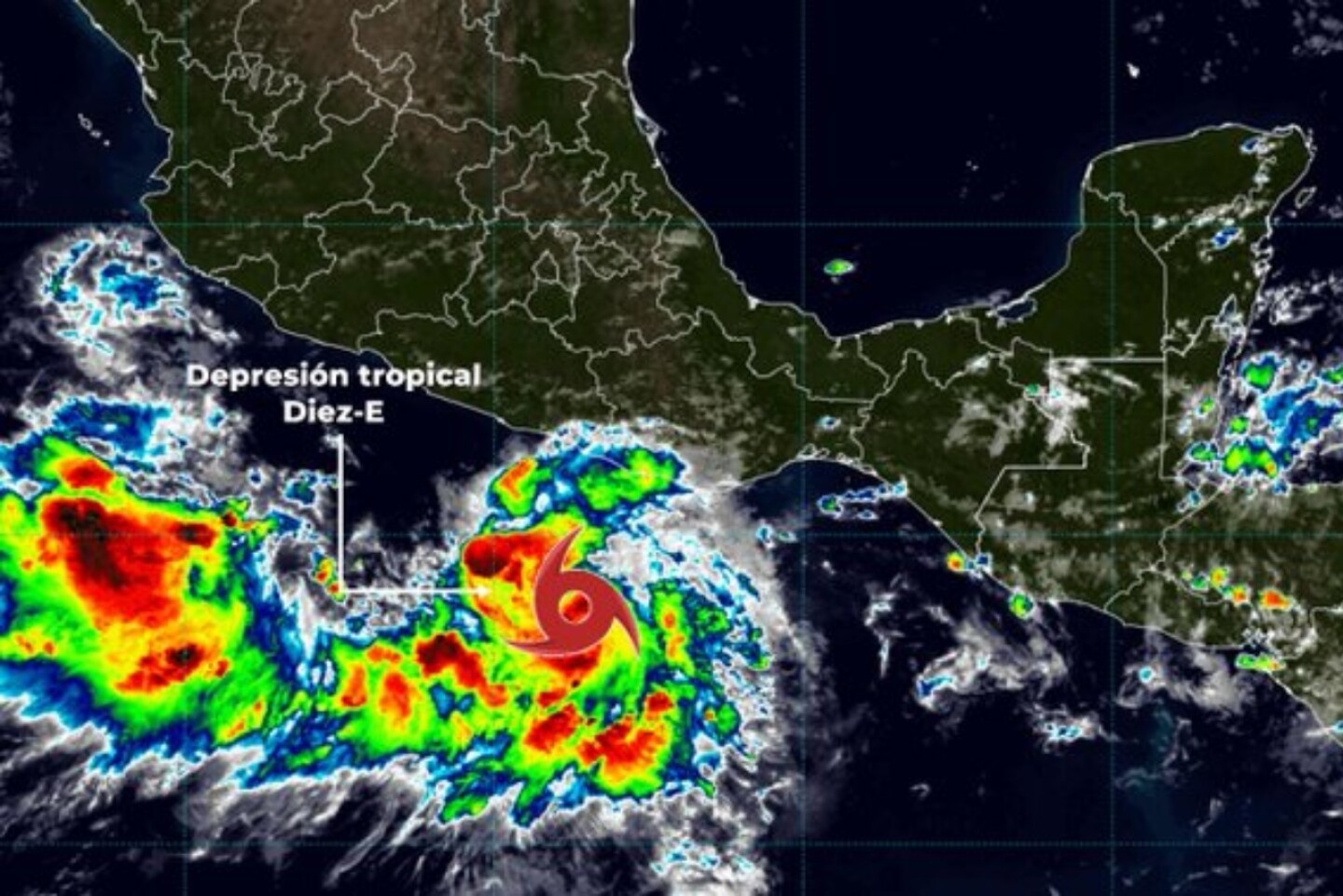 depresión tropical Diez-E