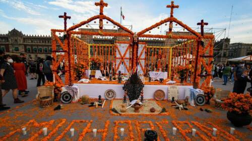 ofrenda monumental 2022 cdmx zocalo