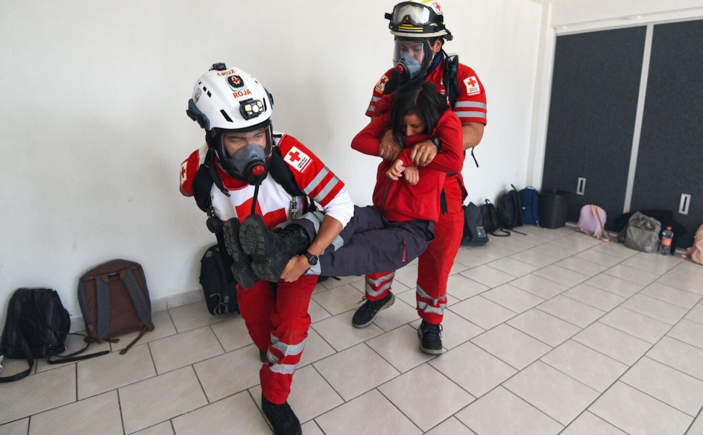 Simulacro sismo Cruz Roja Toluca