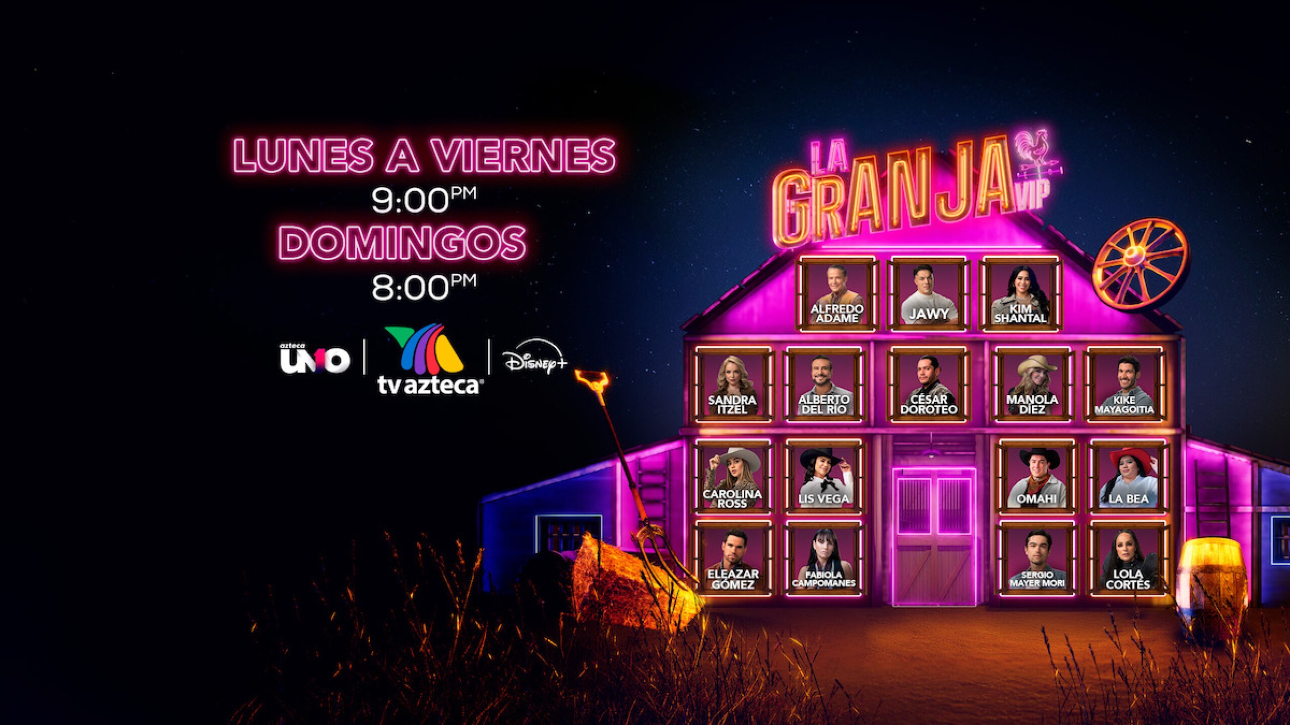 Participantes de La Granja VIP México
